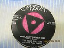 THE TUNE WEAVERS HAPPY HAPPY BIRTHDAY BABY RARE UK 45 1957 LONDON TRI EX RARE