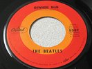The Beatles-Nowhere Man/What Goes On-Vinyl 45-Capitol Orange/Red Dome