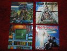 IRON MAIDEN ,12 INCH VINYL RECORDS ,ACES HIGH,WASTED YEARS , 2 MINUTES TO MIDNIG