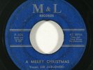 Doo Wop/Calypso 45 SIR JABLONSKI A Merry Christmas/Push No. 1 on M&L