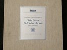BACH SIX SUITE CELLO PIERRE FOURNIER BOX SET 3 LP  FIRST ED1 ARCHIV