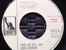 Promo copy EDDIE COCHRAN - FATS DOMINO 7/45 EP PORTUGAL LIBERTY RARE NM 1968