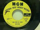 THE SEEDS Bad Part of Town/Wish Me Up RARE PROMO 45 70 PSYCH FUZZ GARAGE *LISTEN