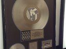 ROLLING STONES -  STEEL WHEELS - RIAA PLATINUM SALES AWARD  ORIGINAL