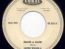JACKIE WILSON & LINDA HOPKINS shake a hand / say I do CORAL PROMOTION RECORD