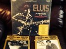 Elvis gold colored 50Th annaversary 12 record set .  box set is from 1984 lp1969