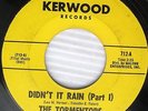 the TORMENTORS didn't it rain parts 1 & 2 KENWOOD 712 ORIG garage rock 45 C98