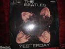 Beatles Yesterday orig Parlophone 1st press  4 track  E.P. near mint vinyl  1/G