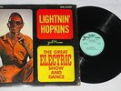 LIGHTNIN' HOPKINS -THE GREAT ELECTRIC SHOW AND DANCE---BLUES LP--JEWEL LPS 5002