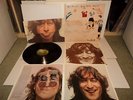 JOHN LENNON WALLS AND BRIDGES 1974 APPLE SW 3416 DIECUT GATEFOLD & BOOKLET LP EX