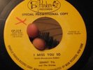 Rare SONNY TIL & Orioles 45 promo I Miss You So Hey Little Woman Charlie Parker