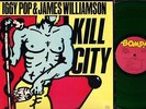 IGGY POP AND JAMES WILLIAMSON kill city IMR 1018 green vinyl usa LP PS EX/VG+