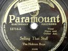 The HOKUM BOYS 78 Selling That Stuff 1928 Paramount Blues 10