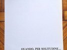EGISTO MACCHI - QUANDO PER SOLITUDINE. TOP RARE AVANT ELECTRONIC AYNA LIBRARY