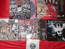 5x Napalm Death Vinyl 1st Press Earache  Mass appeal Madness, from Enslavement..