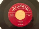 THE JIVERS Ray Pearl/Dear Little One 45 (Aladdin 3347, orig 1956) Doo Wop HEAR