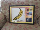 Andy Warhol signed TVGuide, Velvet Underground vinyl(still with Peel Off Banana)