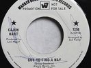Cajun Hart - Got To Find A Way / Lover's Prayer; 1969 WB 7258 Promo; 