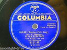 VINTAGE 1930's RUSSIAN 78   PETER LESCENCO ( Pyotr Leshchenko )    FOLK   RARE