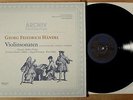 * 2 LP - ARCHIV - MELKUS - HANDEL - VIOLIN SONATAS - COMPLETE *???