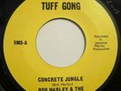 1972 Reggae NICE orig BOB MARLEY & THE WAILERS Concrete Jungle 45 Tuff Gong 5003