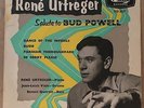 RENE URTREGER TRIO 'SALUTE TO BUD POWELL' SUPER RARE 1956 UK FELSTED JAZZ 45 M-