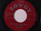 rare Soul R&B 45 NAPPY BROWN well, well, well, baby-la SAVOY Listen