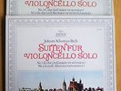 BACH, SOLO CELLO SUITES 1-4, PIERRE FOURNIER,ARCHIV,NEAR MINT 2LP, STEREO