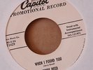 Rockabilly 45-Jerry Reed-When I Found You / Mister Whiz-Capitol-PROMO-NICE