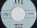 HEAR doo wop exotica tittyshaker rocker 45 THE RAYS Zimba Lulu XYZ 600 nice