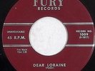 HEAR doo wop 45 THE FEDERALS Dear Loraine FURY