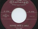 HEAR- Rare Popcorn / Soul 45 - Kuf-Linx - Service With A Smile - Challenge 59004
