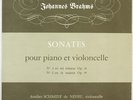 BAM ED.1 LD 063 BRAHMS ANNLIES SCHMIDT DE NEVEU ROLF KNIEPER CELLO SONATAS NM