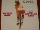 QUEEN   BICYCLE RACE b/w FAT BOTTOMED GIRLS   UK DEMO PROMO 1ST PRESS 7