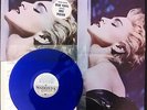 MADONNA - TRUE BLUE / RARE BLUE VINYL NEW ZEALAND PROMO PRESS WITH POSTER NM