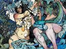 Baroness - Blue Record - 2 LP - Coke Bottle Blue mit Rainbow Splatter
