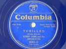 HENRY KING Orch:  Thrilled & Song of Spring (Columbia Blue Wax)