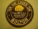 ORIGINAL NORTHERN SOUL PATCH-VA VA LIVES ON THE No1 ALL NIGHTER- EX CONDITION