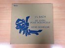 HENRI HONEGGER Complete Bach Cello suites 3LP BOX VALOIS CMB 22 STEREO