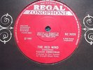 EX UK REGAL ZONOPHONE 45 - TUCKER ZIMMERMAN - THE RED WIND