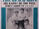 BEACH BOYS: When I Grow Up / She Knows Me Too Well 45 (PS west coast, curved op