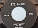 SUPER RARE PUNK 45 The PRESS 1979 ORIGINAL Jimmy Jimmy ETC 1001 Near Mint