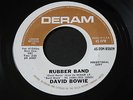 David Bowie   Rubber Band / There Is A Happy Land   Deram promo 45 7