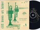 CLIFFORD BROWN & ART FARMER Vol. 1 Swedish Jazz EP 45PS 1954 Domnerus Gullin TOP