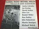 MICHAEL WELCH: Illegal Radio (World LP) private press avant-jazz fusion