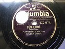 EILEEN JOYCE Columbia DX 974 PIANO 78 BEETHOVEN Fur Elise/ Bagatelle