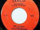 DELL and The SENSATIONS soul 45 on SANCO Tears on My Pillow b/w Why Lie H759
