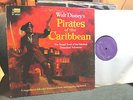 PIRATES OF THE CARIBBEAN LP DISNEYLAND 1968 w/Book ST 3937 w/card OOP rare gate