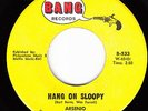 ARSENIO - Bang 533 - Hang on Sloopy / Vaya Pa'l Monte - 1966 LATIN-ROCK 45 VG++