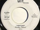 * SKIP ELLIS Your Bad/Ice Cube Girl SUPER RARE GARAGE PUNK FUZZ G45 City 45 HEAR